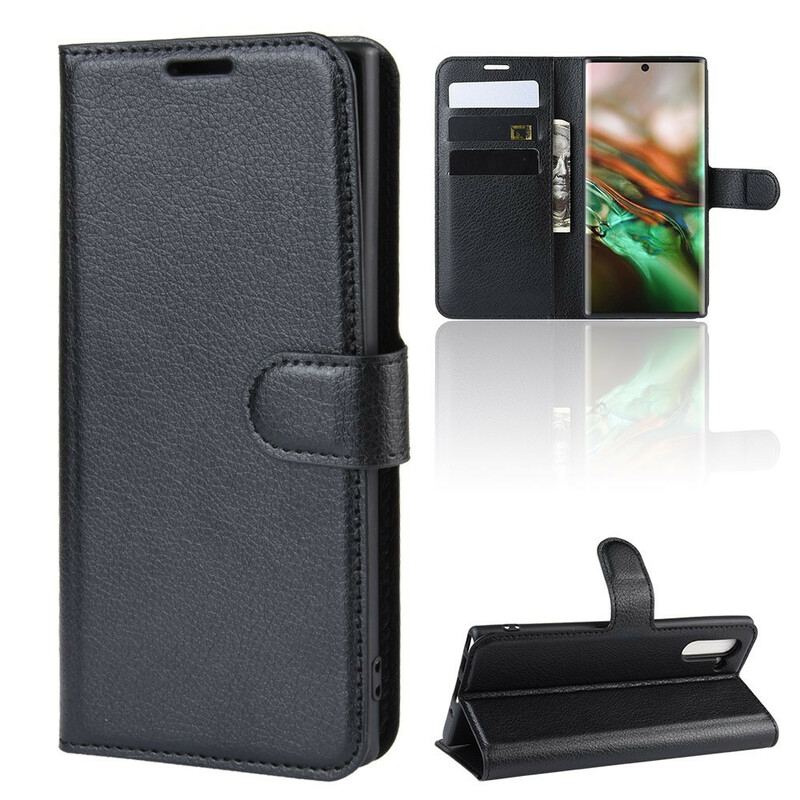 Capa Em Pele Para Samsung Galaxy Note 10 Clássico