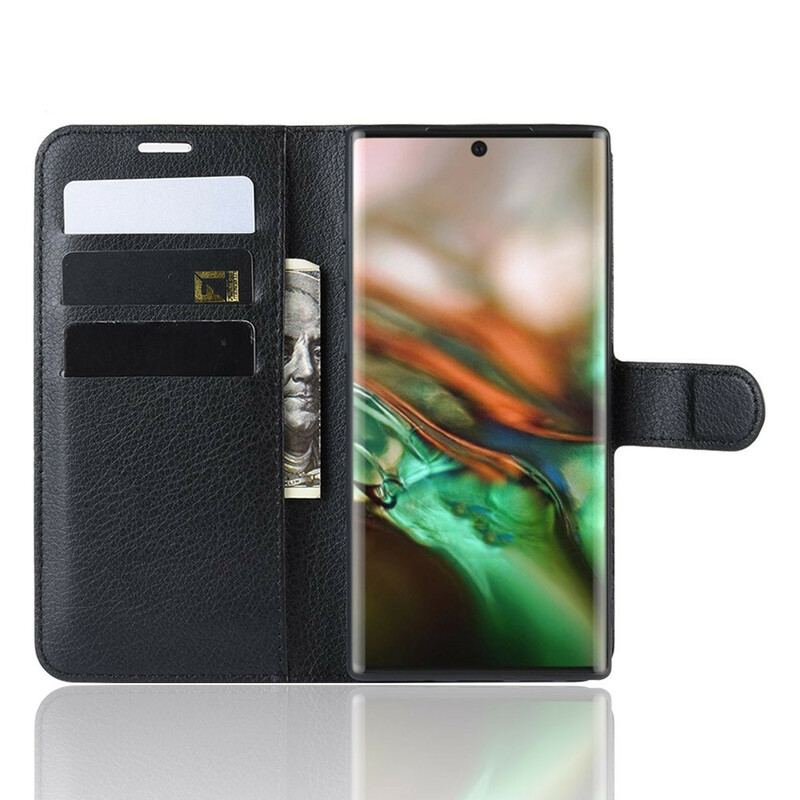 Capa Em Pele Para Samsung Galaxy Note 10 Clássico