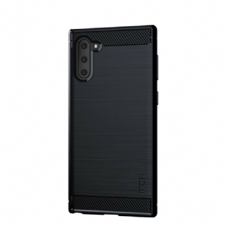 Capa Para Samsung Galaxy Note 10 Fibra De Carbono Escovada Mofi