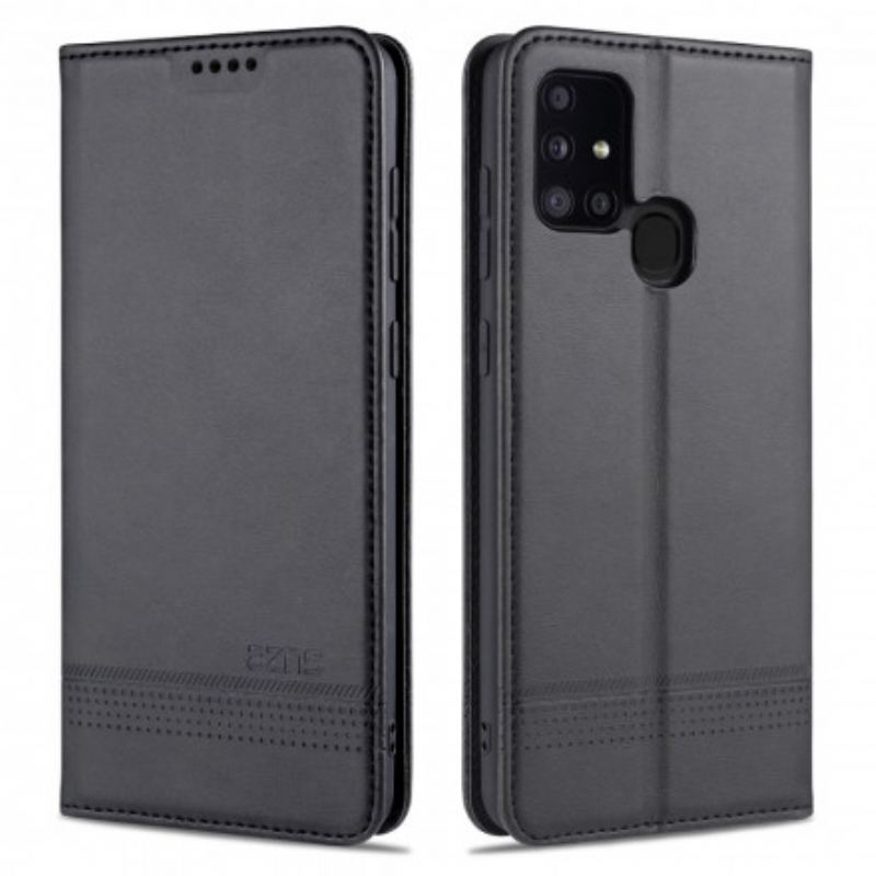 Capa De Celular Para Samsung Galaxy M31 Flip Estilo De Couro Azns