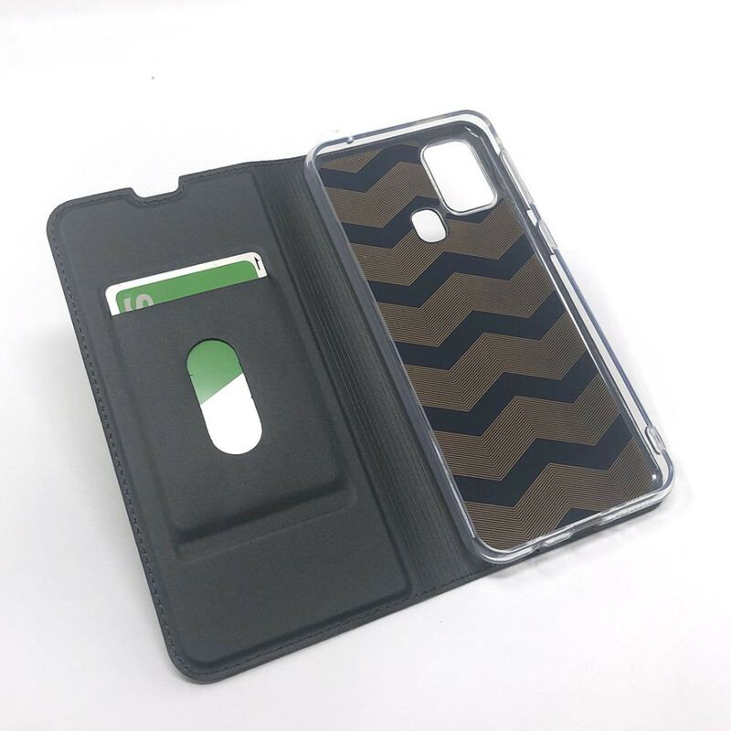 Capa De Celular Para Samsung Galaxy M31 Flip Fecho Magnético