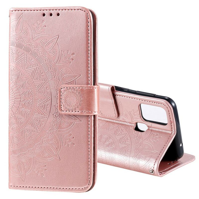 Capa Flip Para Samsung Galaxy M31 Mandala Do Sol