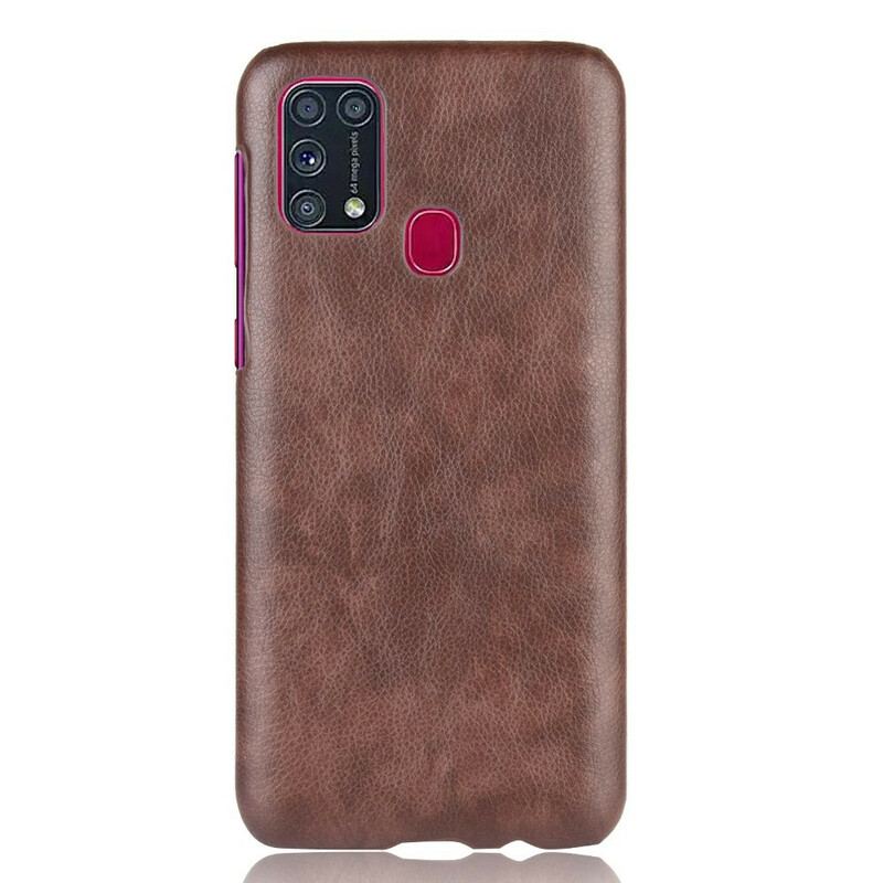 Capa Para Samsung Galaxy M31 Efeito Couro De Desempenho Lichia