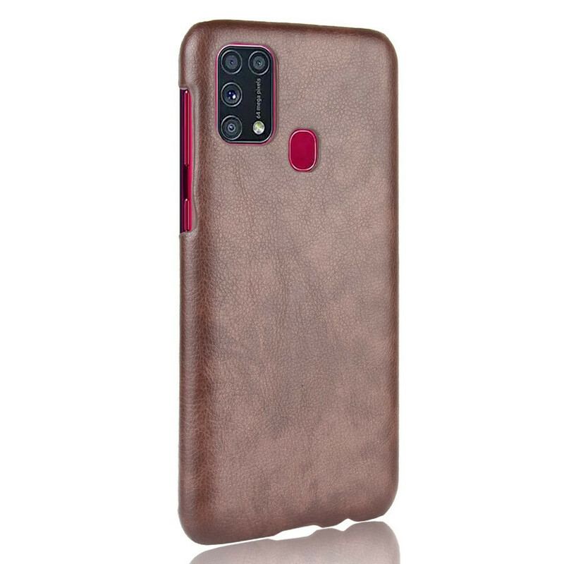 Capa Para Samsung Galaxy M31 Efeito Couro De Desempenho Lichia