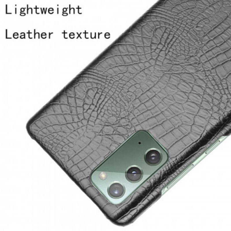 Capa Para Samsung Galaxy M31 Efeito Pele De Crocodilo