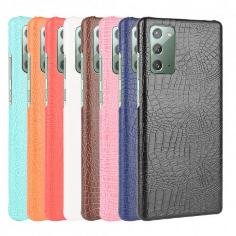 Capa Para Samsung Galaxy M31 Efeito Pele De Crocodilo