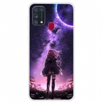 Capa Para Samsung Galaxy M31 Lua Cheia Mágica