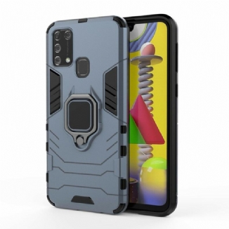 Capa Para Samsung Galaxy M31 Resistente A Anel