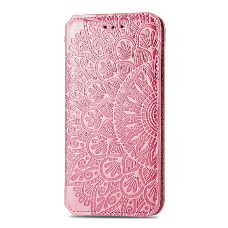 Capa De Celular Para Motorola Edge 20 Flip Virar Mandala