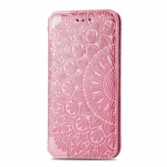 Capa De Celular Para Motorola Edge 20 Flip Virar Mandala