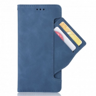 Capa De Couro Para Motorola Edge 20 Multi-card Premier Class