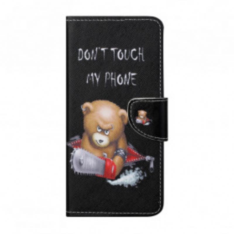 Capa Flip Para Motorola Edge 20 Urso Perigoso