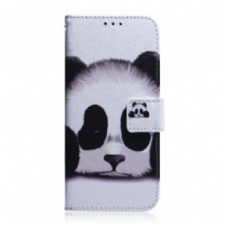 Capa Folio Para Motorola Edge 20 Cara De Panda