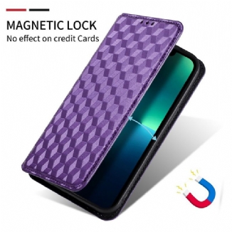 Capa De Celular Para Huawei Nova 8i Flip Efeito Couro Diamante