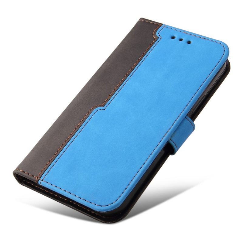 Capa Flip Para Huawei Nova 8i Dois Tons