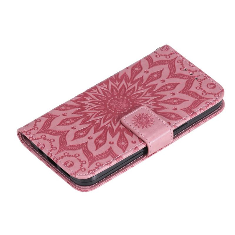 Capa Flip Para Huawei Nova 8i Flor Do Sol