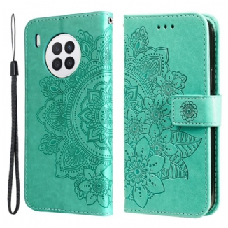 Capa Flip Para Huawei Nova 8i Mandala