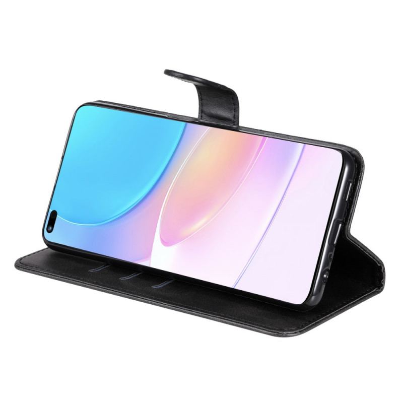 Capa Flip Para Huawei Nova 8i Porta-moedas Vintage