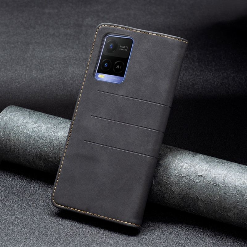 Capa De Celular Para Vivo Y21s Flip Cor Binfen