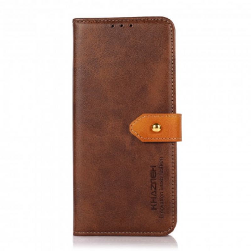 Capa Flip Para Vivo Y21s Fecho Dourado Bicolor Khazneh