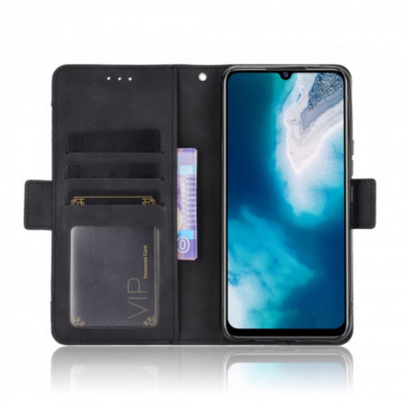 Capa De Couro Para Vivo Y70 Multi-card Premier Class