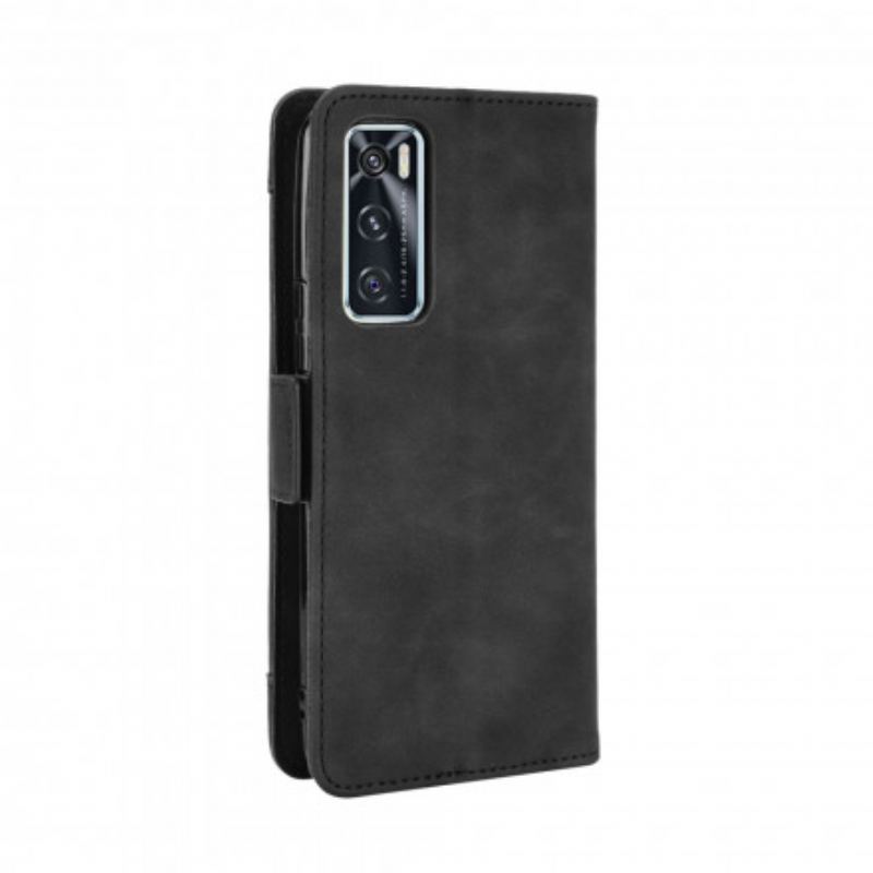 Capa De Couro Para Vivo Y70 Multi-card Premier Class