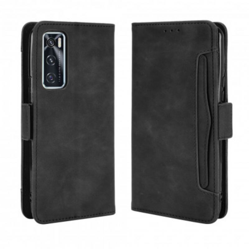 Capa De Couro Para Vivo Y70 Multi-card Premier Class