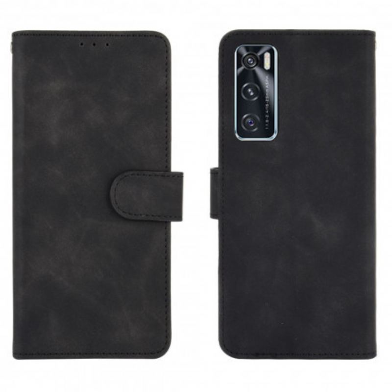 Capa Folio Para Vivo Y70 Toque De Pele