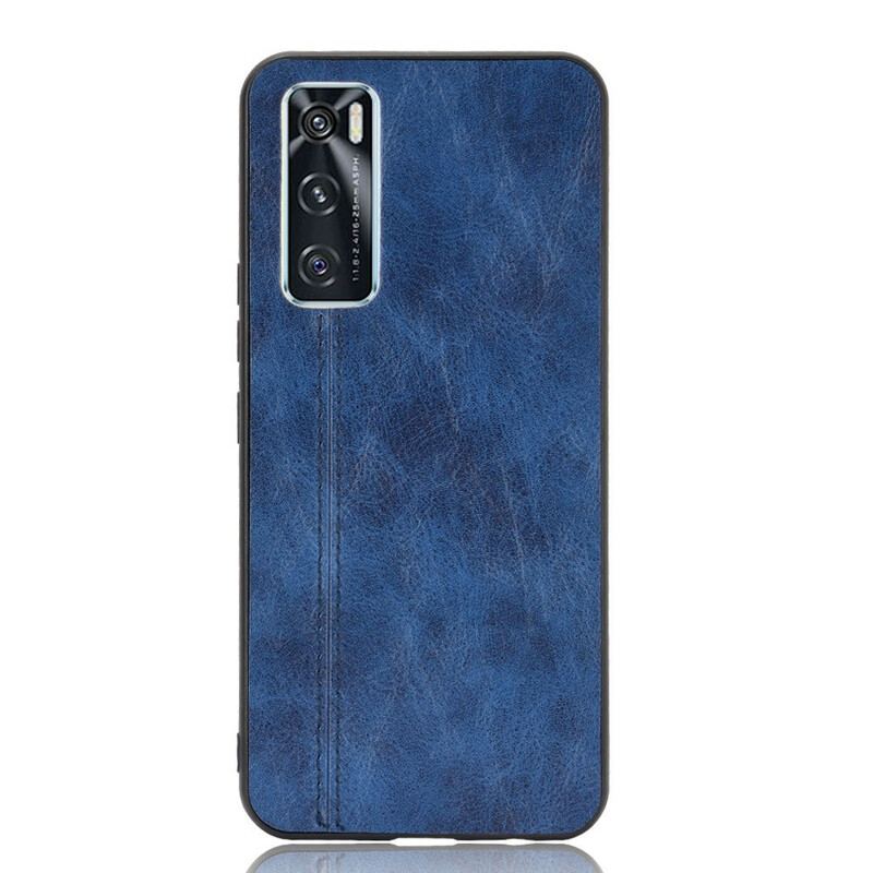 Capa Para Vivo Y70 Costura De Couro Estilo