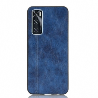 Capa Para Vivo Y70 Costura De Couro Estilo