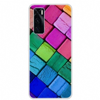 Capa Para Vivo Y70 Cubos Coloridos