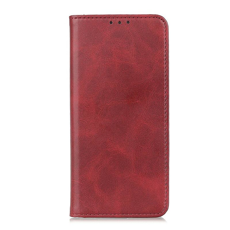 Capa De Celular Para Xiaomi Redmi Note 9 Pro 5G Flip Couro Rachado