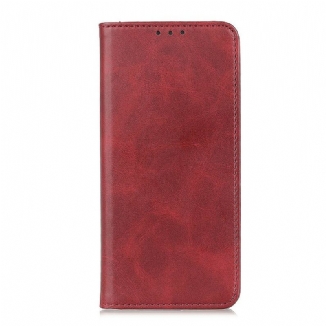 Capa De Celular Para Xiaomi Redmi Note 9 Pro 5G Flip Couro Rachado