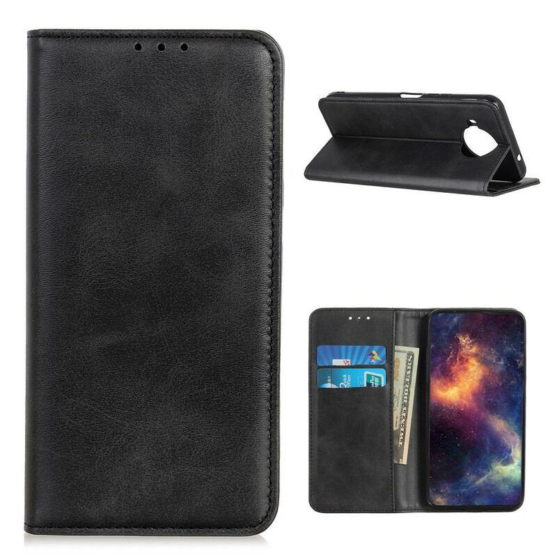 Capa De Celular Para Xiaomi Redmi Note 9 Pro 5G Flip Couro Rachado