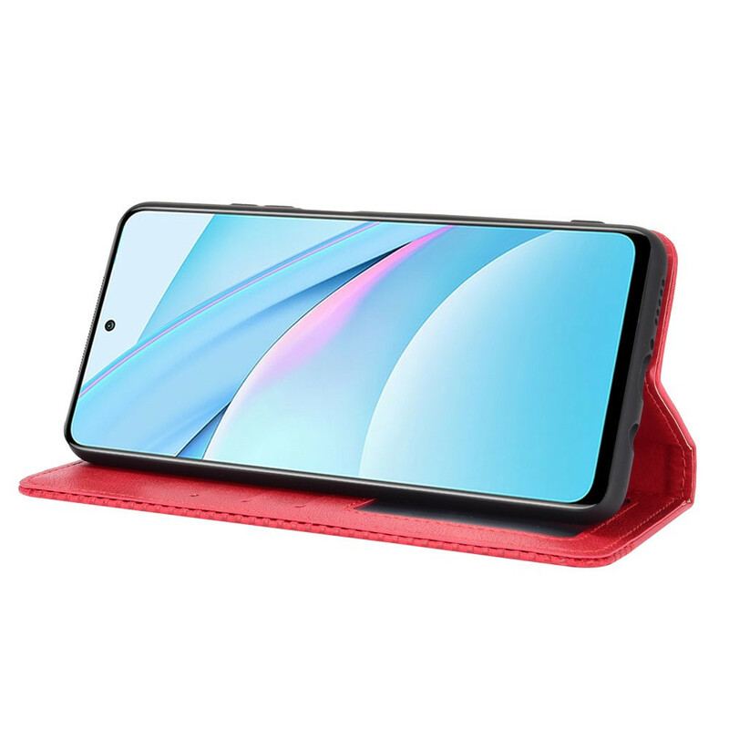 Capa De Celular Para Xiaomi Redmi Note 9 Pro 5G Flip Efeito Vintage