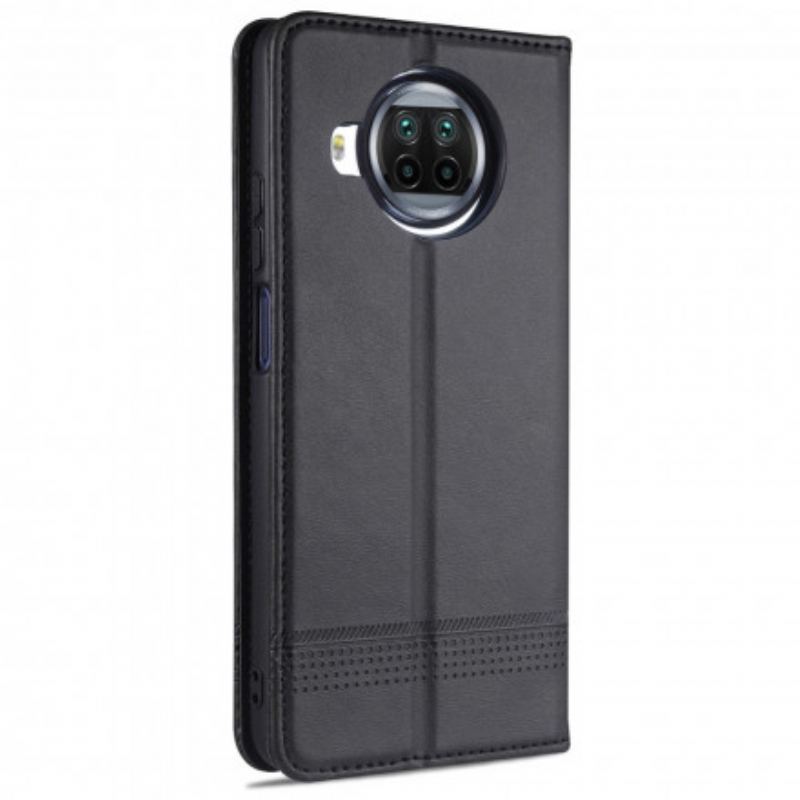 Capa De Celular Para Xiaomi Redmi Note 9 Pro 5G Flip Estilo De Couro Azns