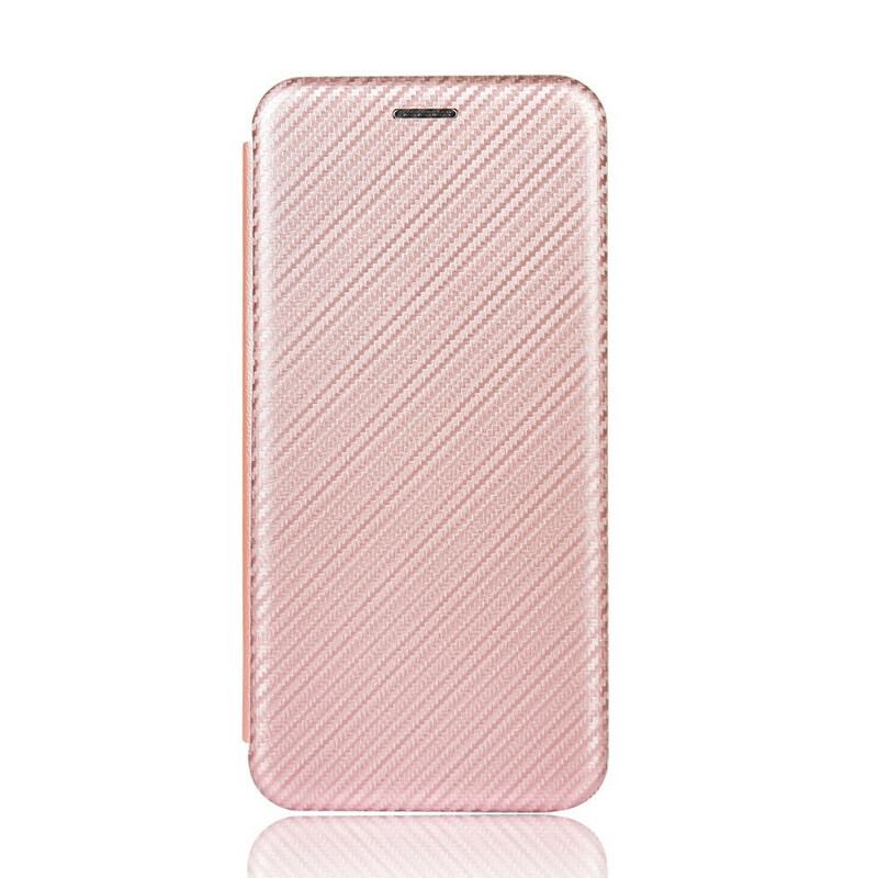 Capa De Celular Para Xiaomi Redmi Note 9 Pro 5G Flip Fibra De Carbono