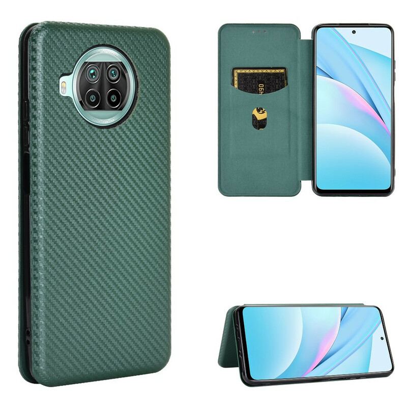 Capa De Celular Para Xiaomi Redmi Note 9 Pro 5G Flip Fibra De Carbono