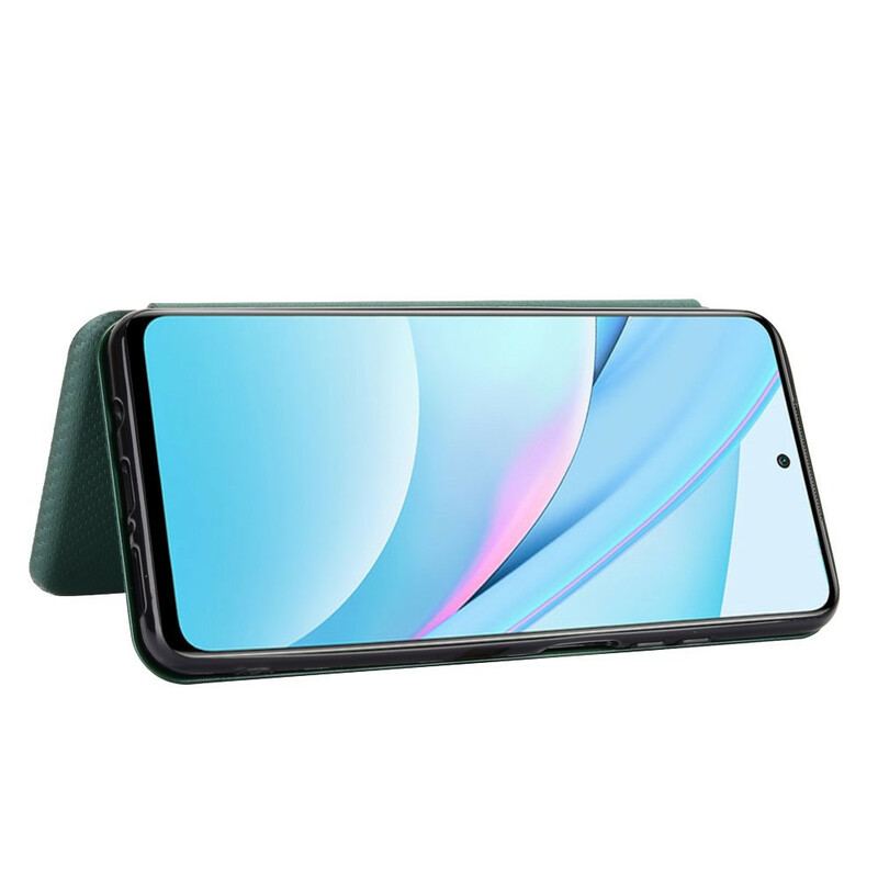 Capa De Celular Para Xiaomi Redmi Note 9 Pro 5G Flip Fibra De Carbono