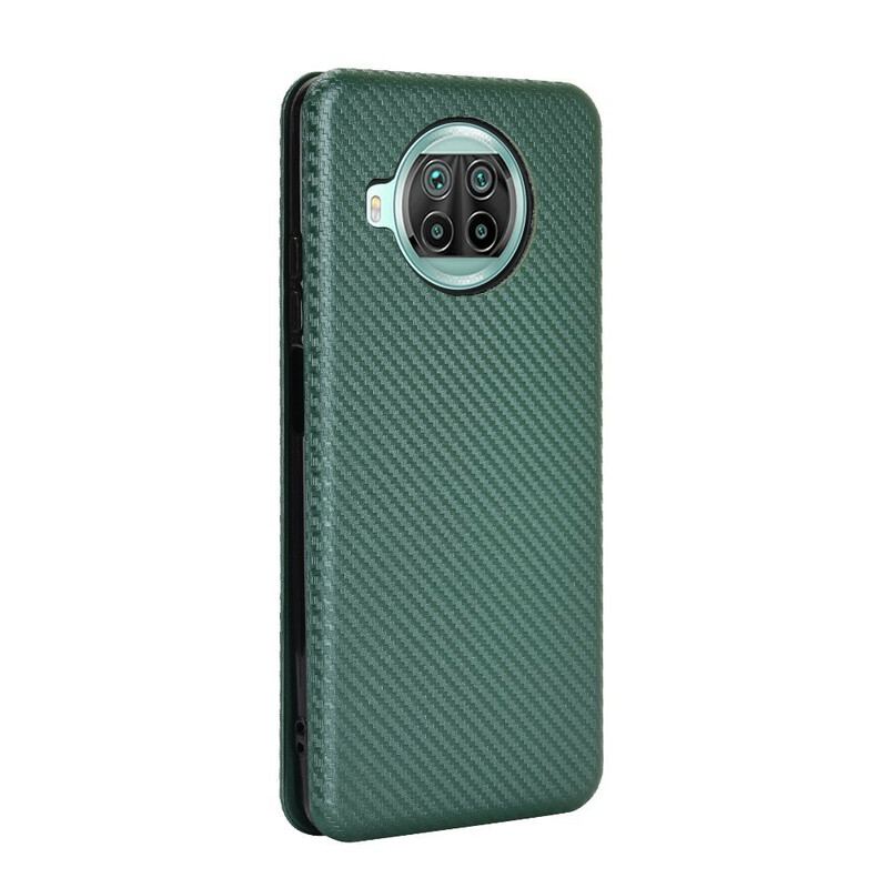 Capa De Celular Para Xiaomi Redmi Note 9 Pro 5G Flip Fibra De Carbono