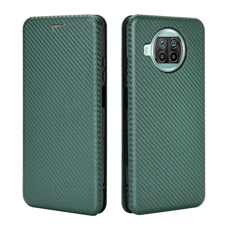 Capa De Celular Para Xiaomi Redmi Note 9 Pro 5G Flip Fibra De Carbono