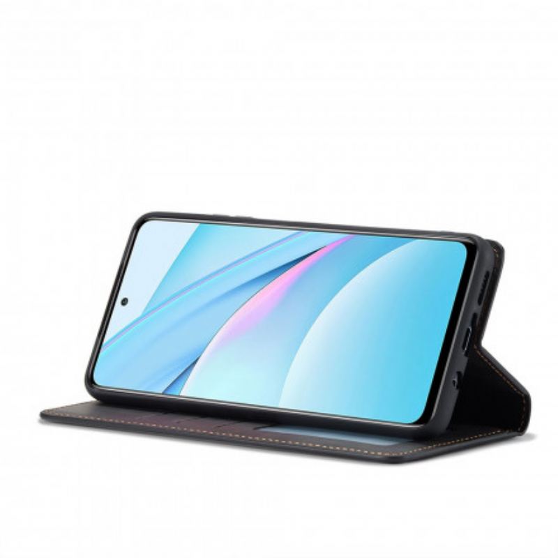 Capa De Celular Para Xiaomi Redmi Note 9 Pro 5G Flip Forwenw Efeito Couro