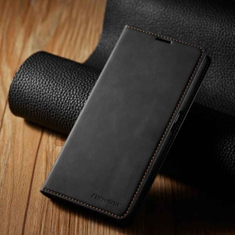 Capa De Celular Para Xiaomi Redmi Note 9 Pro 5G Flip Forwenw Efeito Couro