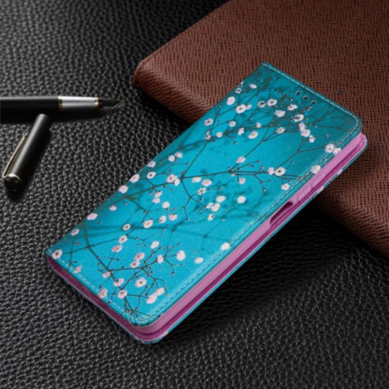 Capa De Celular Para Xiaomi Redmi Note 9 Pro 5G Flip Ramos Floridos