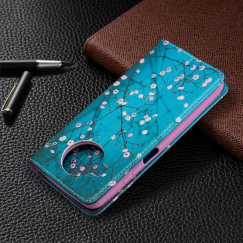 Capa De Celular Para Xiaomi Redmi Note 9 Pro 5G Flip Ramos Floridos