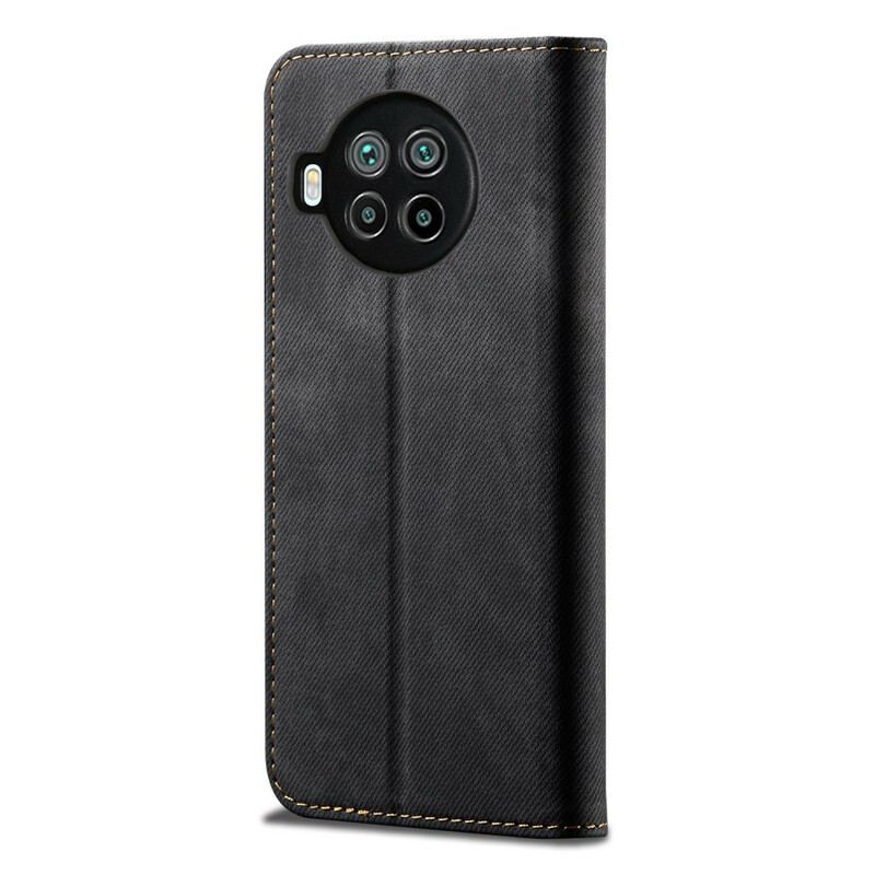 Capa De Celular Para Xiaomi Redmi Note 9 Pro 5G Flip Tecido Jeans