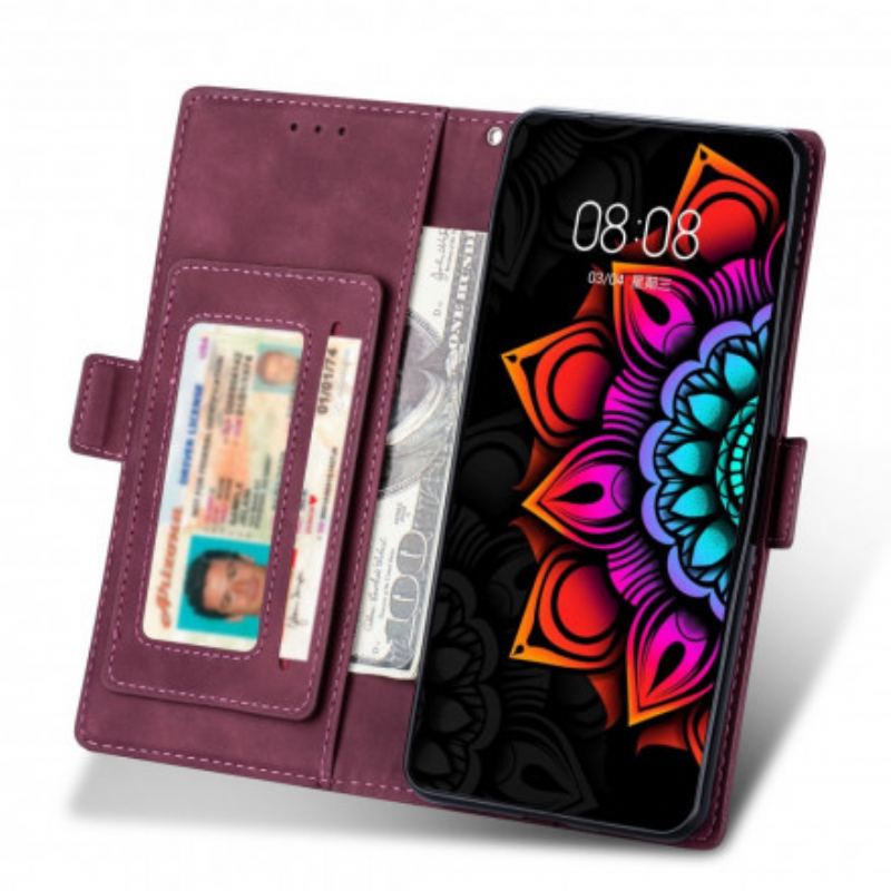 Capa De Couro Para Xiaomi Redmi Note 9 Pro 5G De Cordão Mandala Strappy