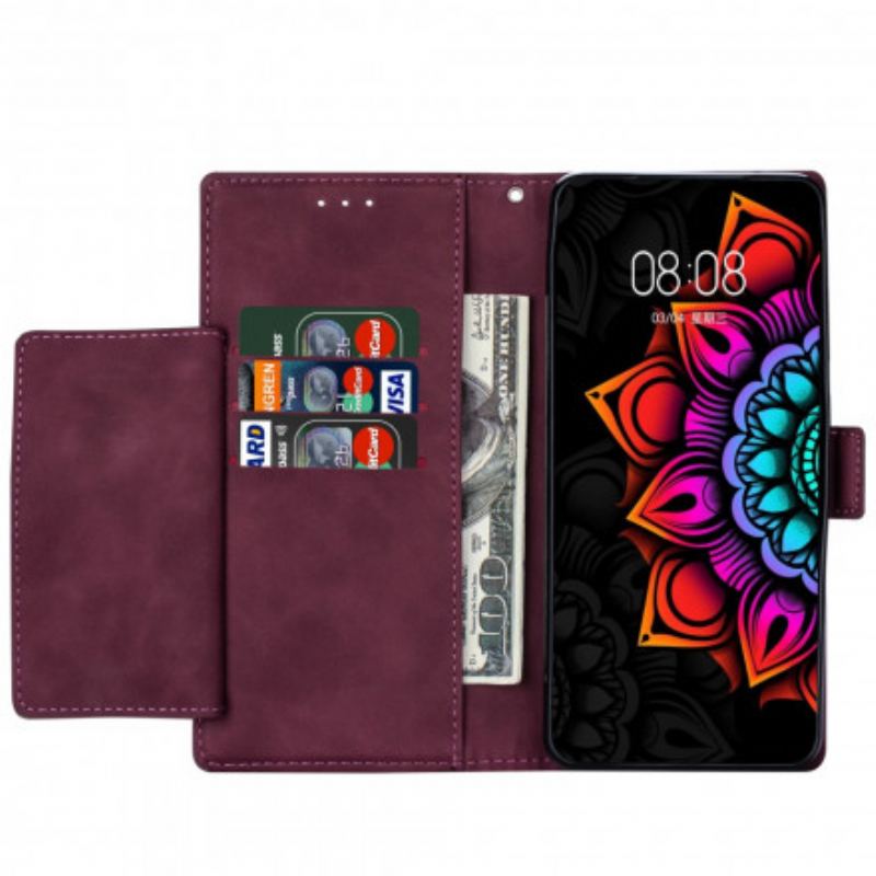 Capa De Couro Para Xiaomi Redmi Note 9 Pro 5G De Cordão Mandala Strappy