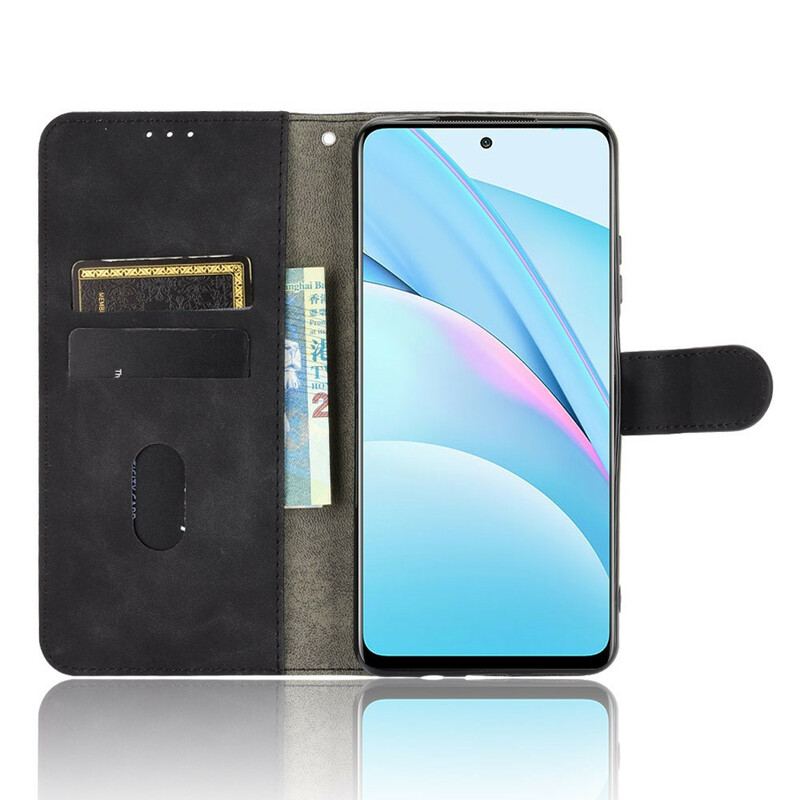 Capa Em Pele Para Xiaomi Redmi Note 9 Pro 5G Toque De Pele