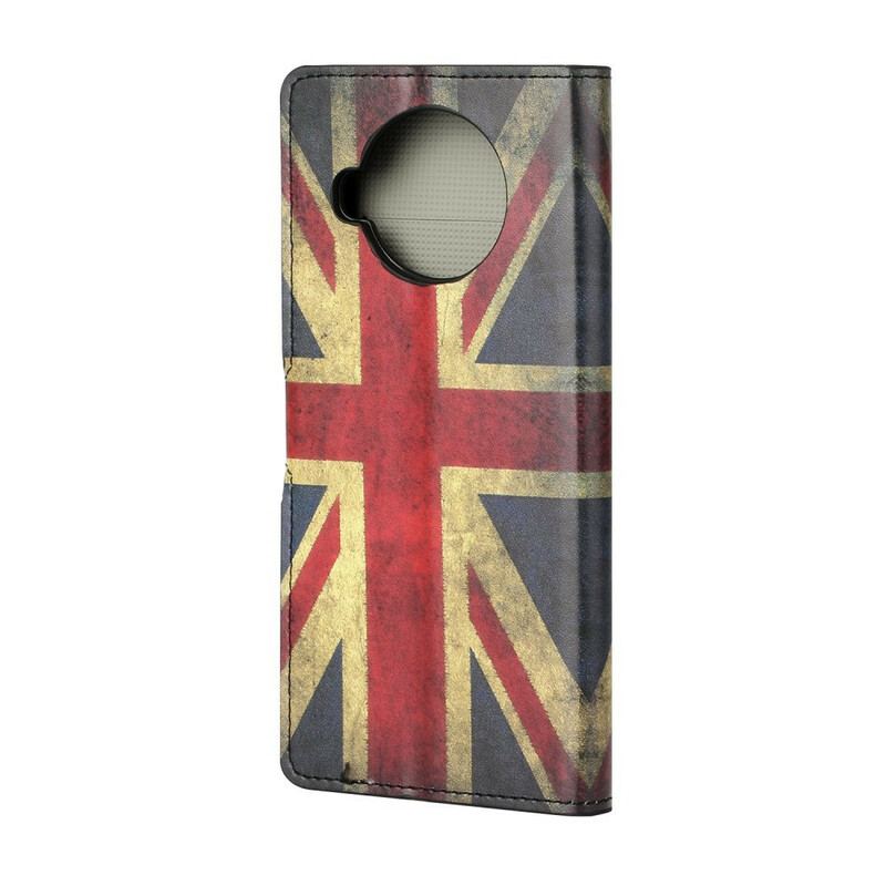 Capa Flip Para Xiaomi Redmi Note 9 Pro 5G Bandeira Da Inglaterra